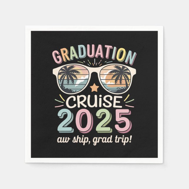 Studenten Cruise 2025 Student Cruising Squad Pappersservett (Framsidan)