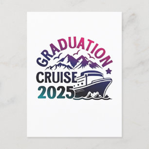 Studenten Cruise 2025 Summer Resa Matching Inbjudan Vykort