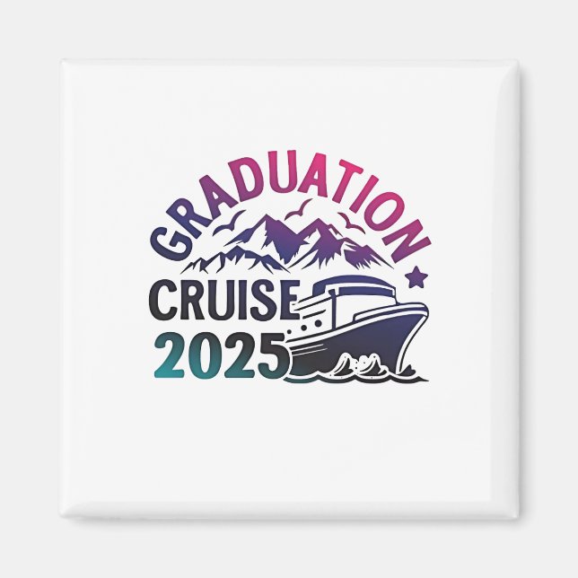 Studenten Cruise 2025 Summer Resa Matching Magnet (Framsidan)