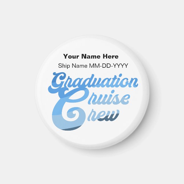 Studenten Cruise Crew Magnet (Framsidan)
