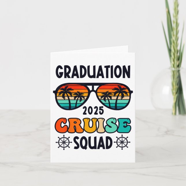 Studenten Cruise Resa Cl av 2025 Senior Summer Va Kort (Framsida)