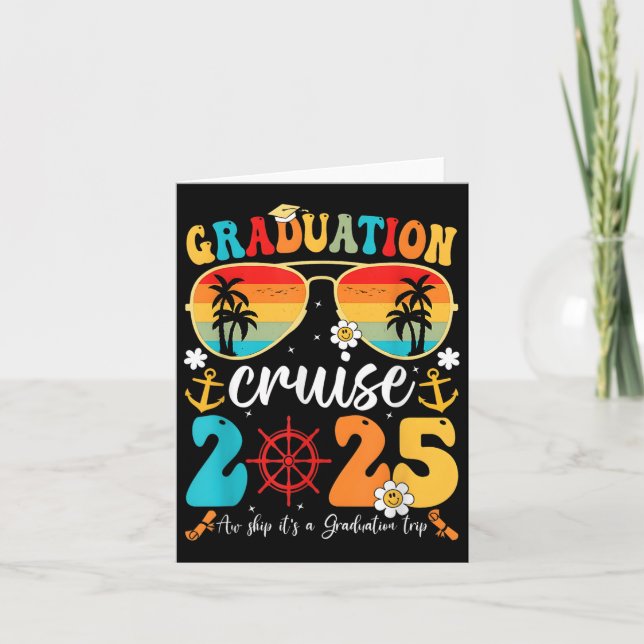 Studenten Cruise Squad Funny Cruising Studenten Kort (Framsida)