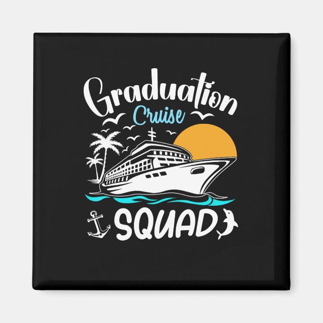 Studenten Cruise Squad Resa 2025 Squad Matching C Magnet (Framsidan)