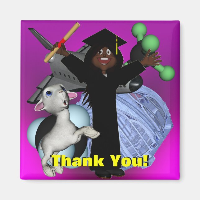 Studenten-dagen Tack Magnet (Framsidan)