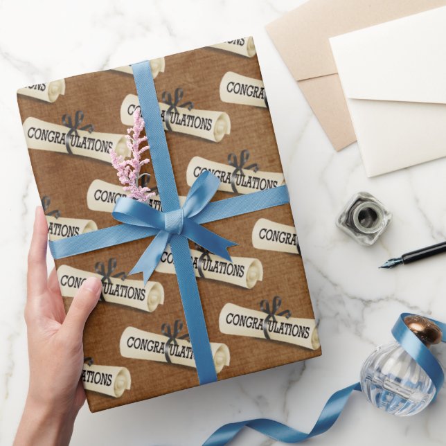 Studenten diplomatiska Grattisar Presentpapper (Gifting)