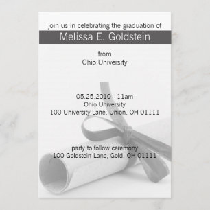 Studenten diplomatiska Studentkort Inbjudningar