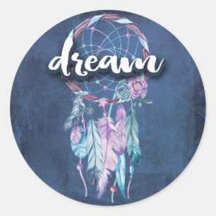 Studenten Dream Catcher Boho Grad Party Runt Klistermärke
