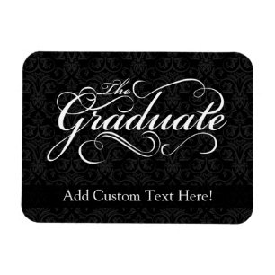Studenten, elegantsvart magnet
