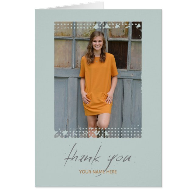 Studenten - enkel och modern utformning OBS kort (Framsidan)