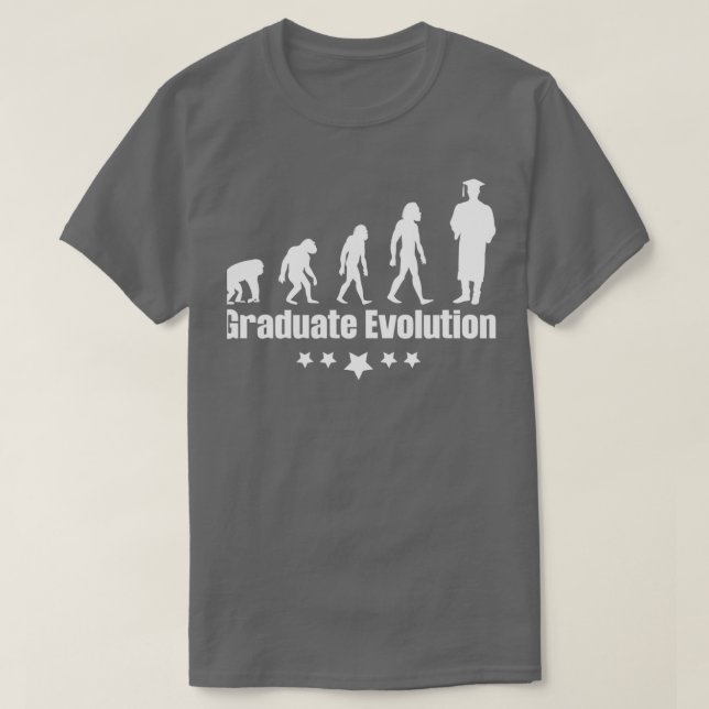 Studenten Evolution T Shirt (Design framsida)