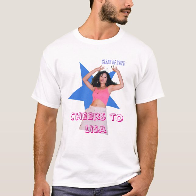 Studenten Firande Photo T-Shirt (Framsida)