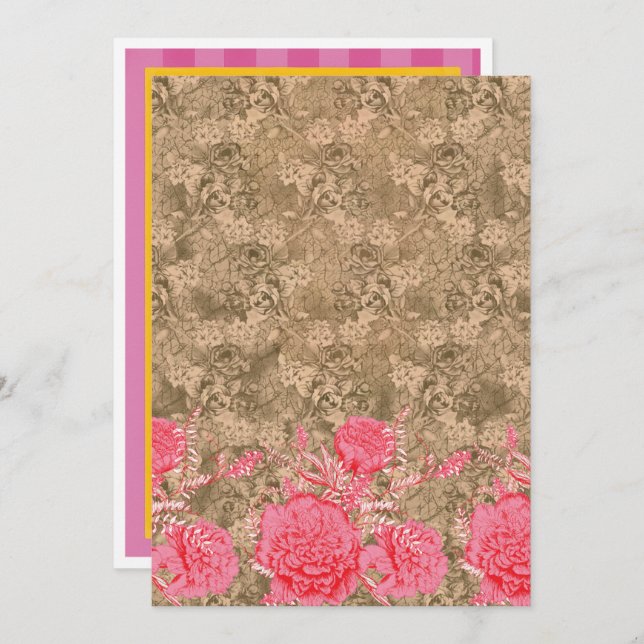 Studenten, födelsedagskort och Flytta Meddelande (Fram/baksida)