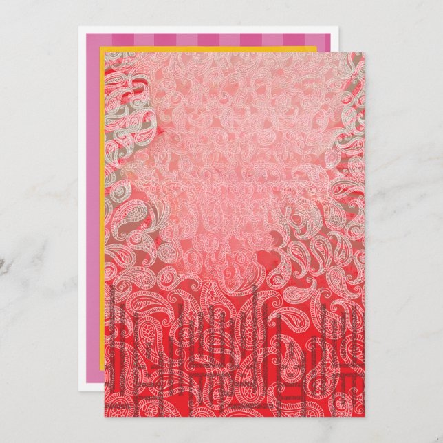 Studenten, födelsedagskort och Giftermål Meddelande (Fram/baksida)