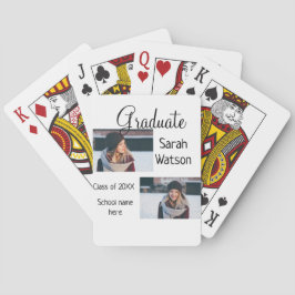 studenten-foto enkelt klassiskt lägga till klassår casinokort
