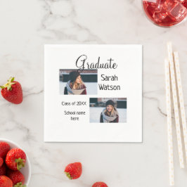 studenten-foto enkelt klassiskt lägga till klassår pappersservett