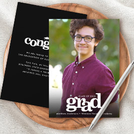 Studenten-fotoenkel modern fetstilt typografi meddelande