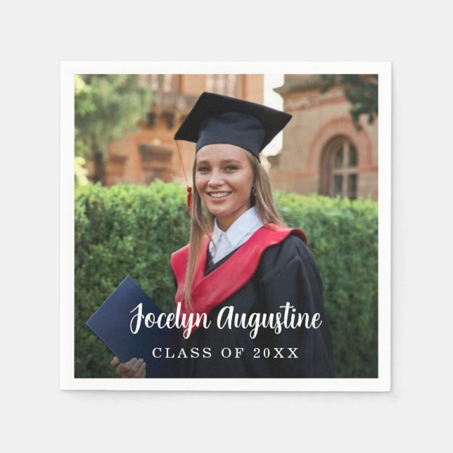 Studenten fotoklass 2025 pappersservett (Framsidan)