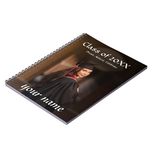 Studenten fotopatbok - anpassat namn anteckningsbok (Vänstra Sidan)