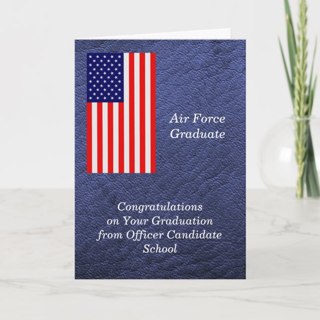 Studenten från OCS Luft Force Kort (Framsida)