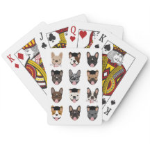 Studenten Fransk Bulldog Ansikte