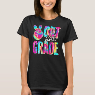 Studenten Fredstecken ut från femte Klass-färgmode T Shirt