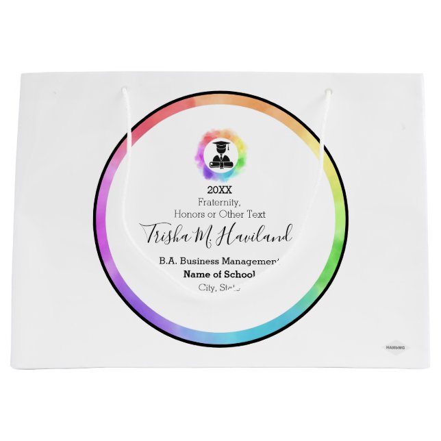 Studenten Gått Bag - vattenfärger HAMbyWG (Framsidan)