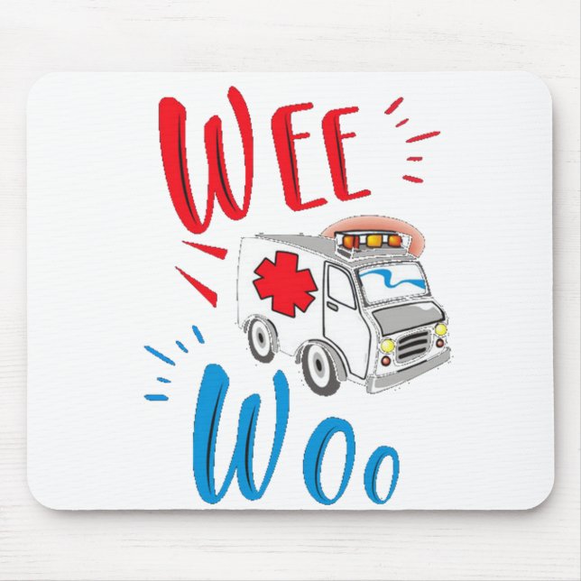 studenten-gåva, ambulans, patient musmatta (Framsidan)