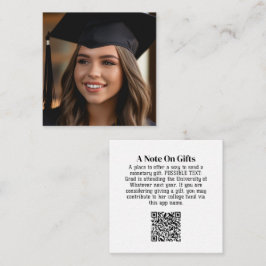 Studenten Gbit QR-kod med foto längst fram Tilläggskort