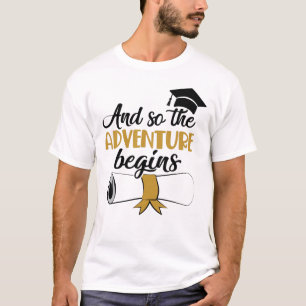 Studenten ger till honom hennes T-skirt T Shirt