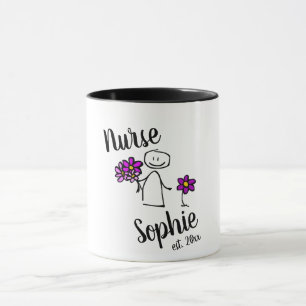 Studenten Gift for Nurse Personlig Add Namn Mugg