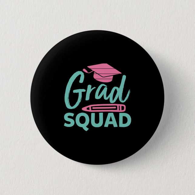 Studenten Gift | Grad Squad Knapp (Framsida)