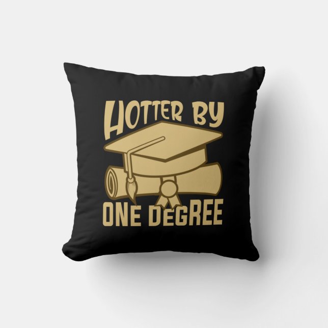 Studenten Gift | Hotter i en grad Kudde (Framsida)