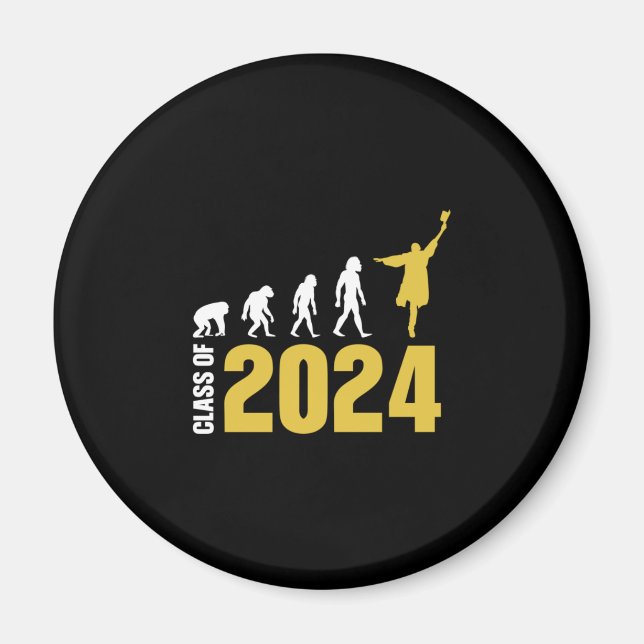 Studenten Gift | Klass 2024 Magnet (Framsidan)
