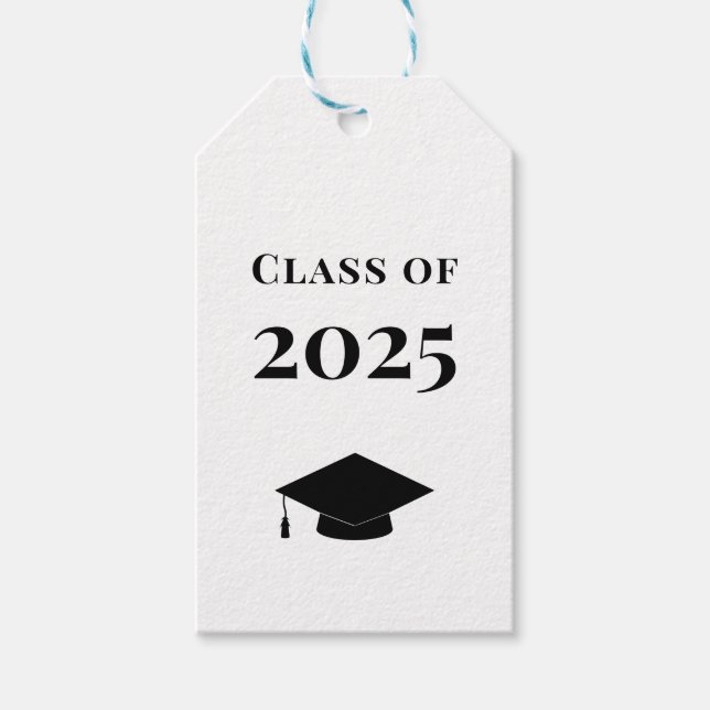 Studenten Gift Märkre, klass 2025 Märkre, Kraft Presentetikett (Framsidan)