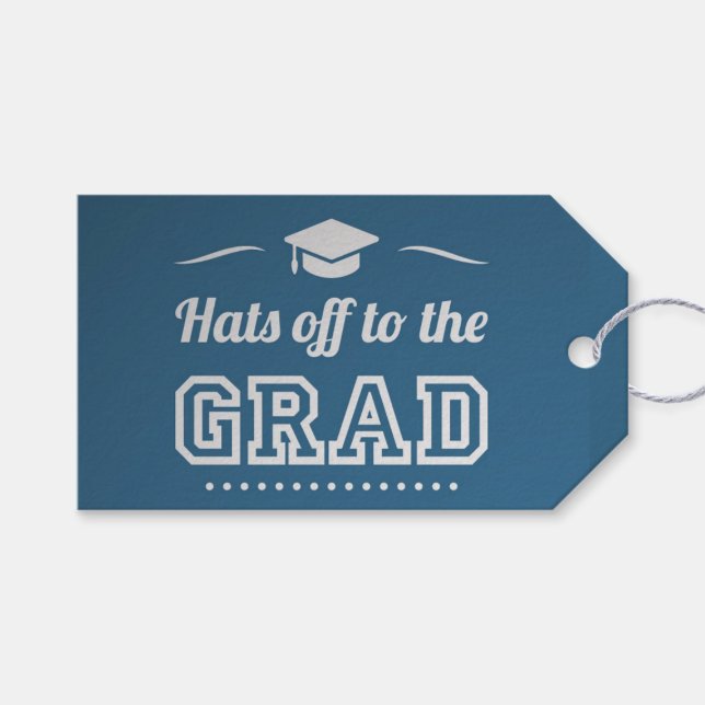 Studenten Gift Märkres Presentetikett (Framsidan (Horisontell))