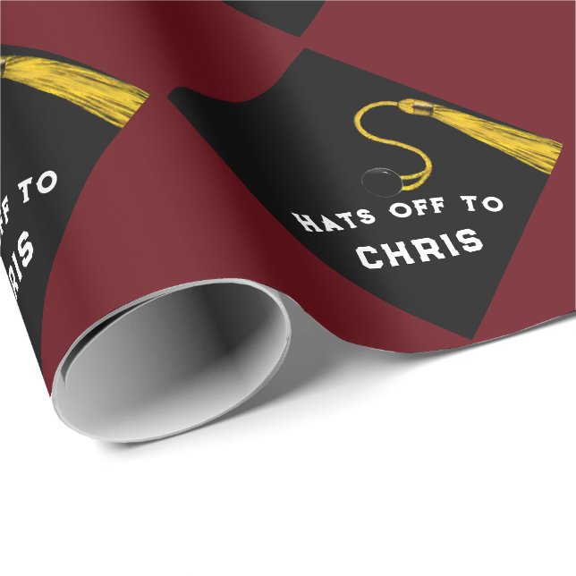 Studenten Gift Presentpapper (Rullad Hörn)