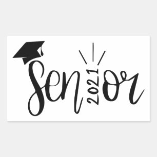 Studenten Gift, undergrupp 2021, eftergymnasial 20 Rektangulärt Klistermärke