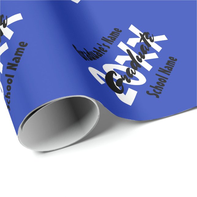 Studenten Gift Wrap - HAMbyWG Presentpapper (Rullad Hörn)