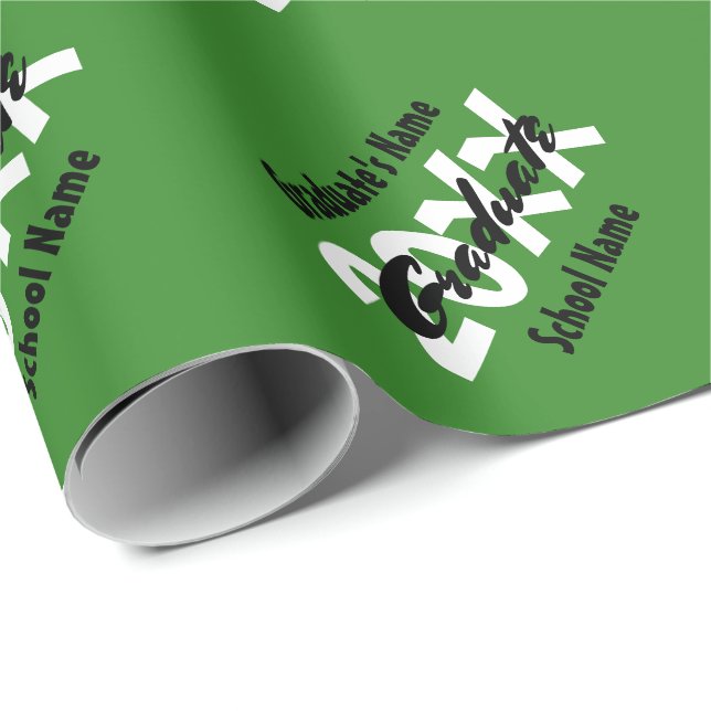 Studenten Gift Wrap - HAMbyWG Presentpapper (Rullad Hörn)