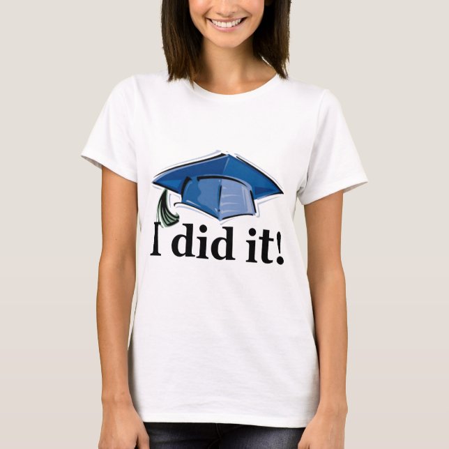 Studenten gjorde jag den! t-shirt (Framsida)