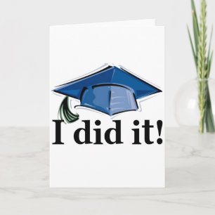 Studenten gjorde jag det! kort