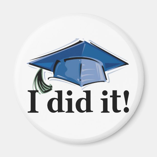 Studenten gjorde jag det! magnet (Framsidan)