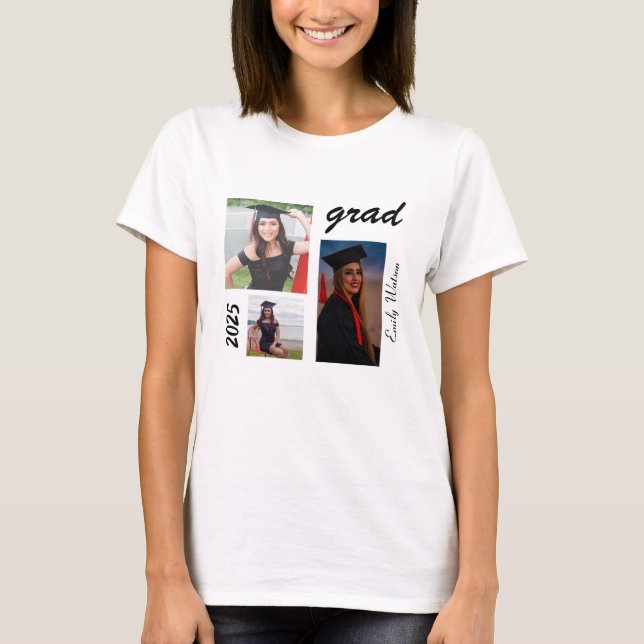 Studenten Grad 2025 personlig T Shirt (Framsida)
