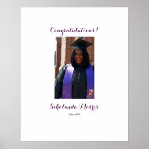 Studenten Grad Student party-skylt ombord Poster