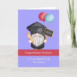 Studenten Grattis 8:e Klass Tack Kort