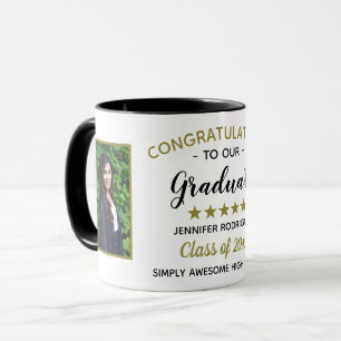 Studenten Grattis Student Anpassningsbar 2 Foto Mugg