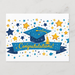 Studenten Grattis vykort