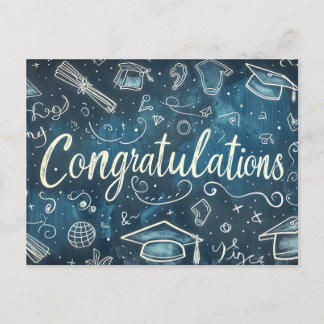 Studenten Grattis vykort