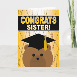 Studenten Grattisar för syster Kort