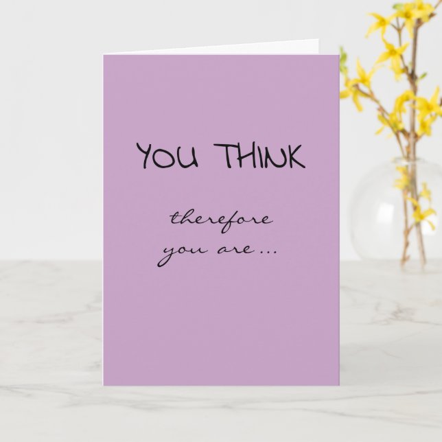 Studenten Grattisar jag Tänka är därför jag Kort (Gul blomma)